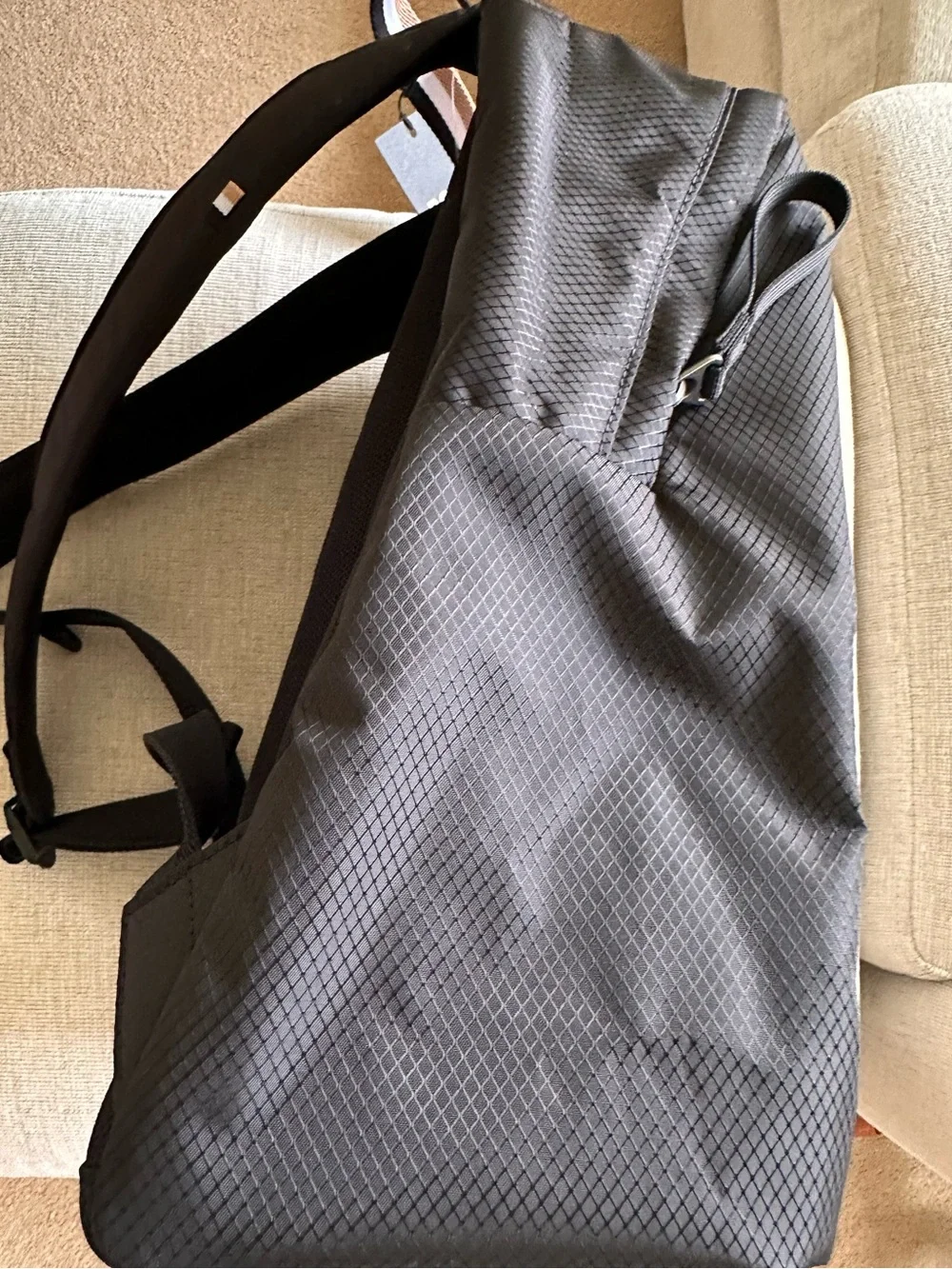 Boss Black Men’s Logo Backpack with Subtle Texture